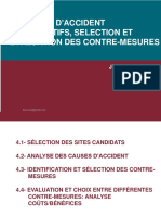 Chap4 - Identification Des Facteurs Contribuant À Un Accident, Évaluation Et Choix Des Contre-Mesures