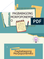 Pagbabagong Morpoponemiko