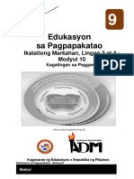 Esp9 q3 Mod10 Kagalingan-Sa-Paggawa v4 PDF