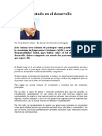 El Rol Del Estado en El Desarrollo - Cesar Barreto - Ex Ministro de Hacienda