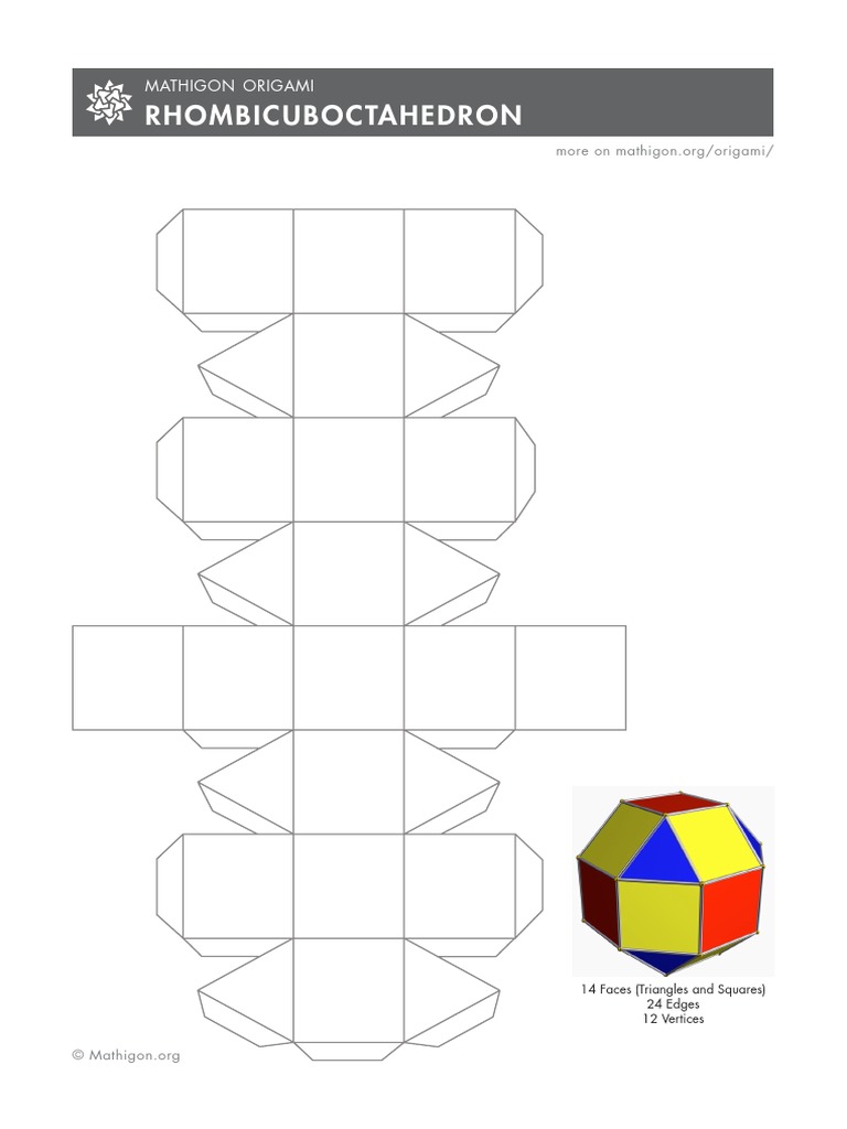 Rhombicuboctahedron | PDF