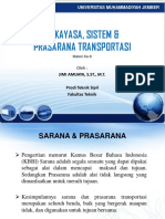 Materi - 6 Rekayasa, Sistem & Prasarana Transportasi