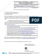 Surat Edaran Data Prestasi Dan Beasiswa Mahasiswa PDF