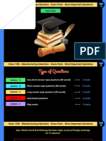 Manufacturing Industries - Exam Pack PDF