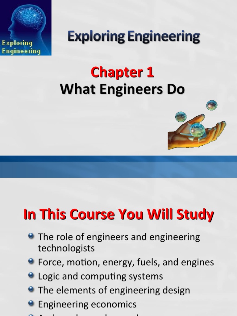 Chapter - 1 - What Engineers - Do | PDF | Engineering | Engineer
