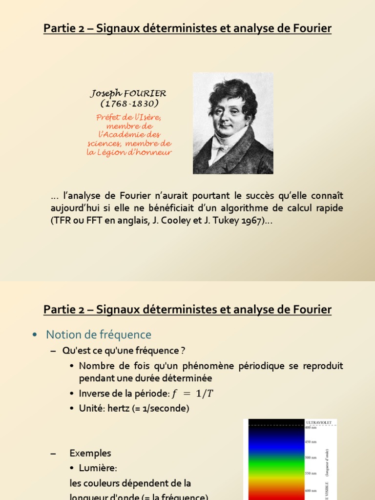 Analyse de Fourier et Signaux Périodiques | PDF | Transformation de ...