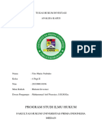 TUGAS HUKUM INVESTASI - Tito Martin