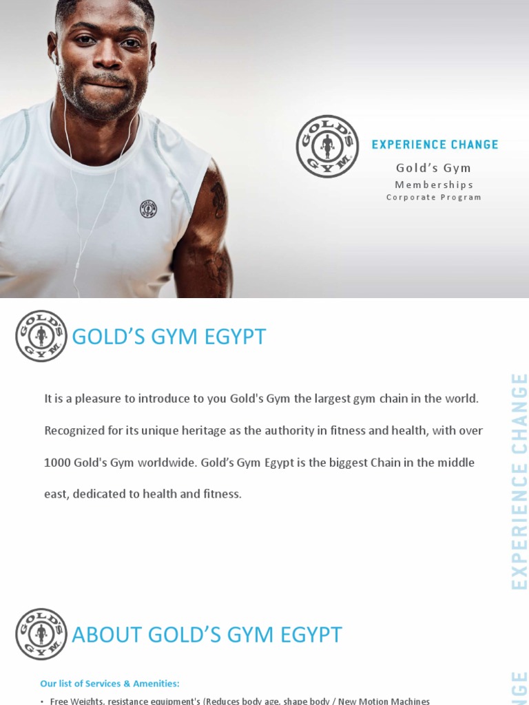An Overview of Gold's Gym Egypt's Corporate Wellness Program and