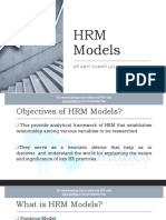 HRM Models