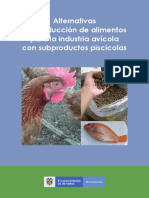 Alternativas de Produccion de Alimentos para Industria Avicola Con Subproductos Piscicolas