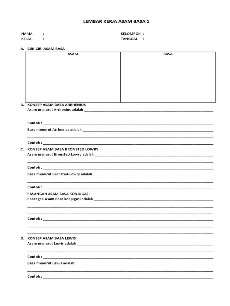 Panduan Lengkap Asam Basa Kimia | PDF