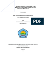 Analisis Penerapan Majemen Mutu Gedung PDF
