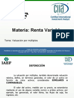 CIIA 2021 - VARV - 3° Valuacion Por Múltiplos