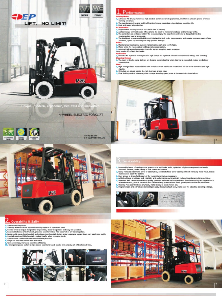 A Comprehensive Overview of an Innovative Electric Forklift