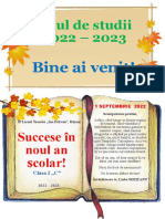 Felicitare Pliant Cl. 1 2022-2023