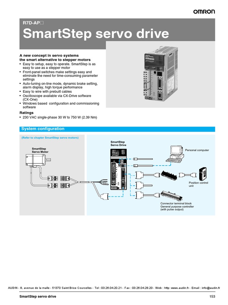 SmartStep Servo-Drives R7D-APSR | PDF | Alternating Current | Power Supply