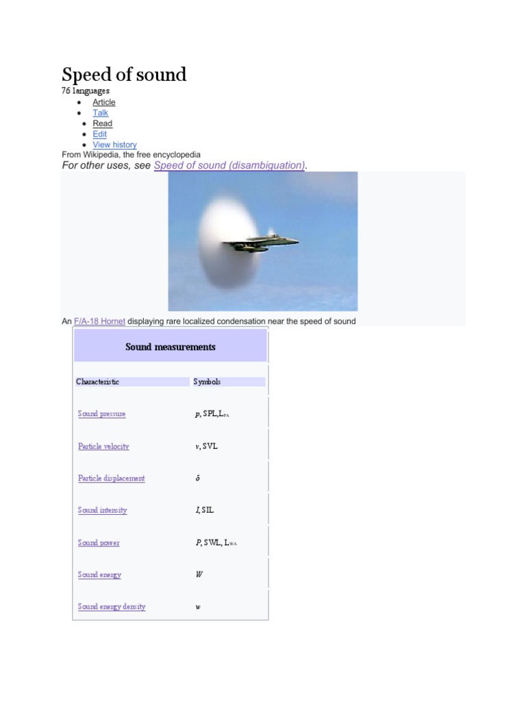 speed of sound carbon steel