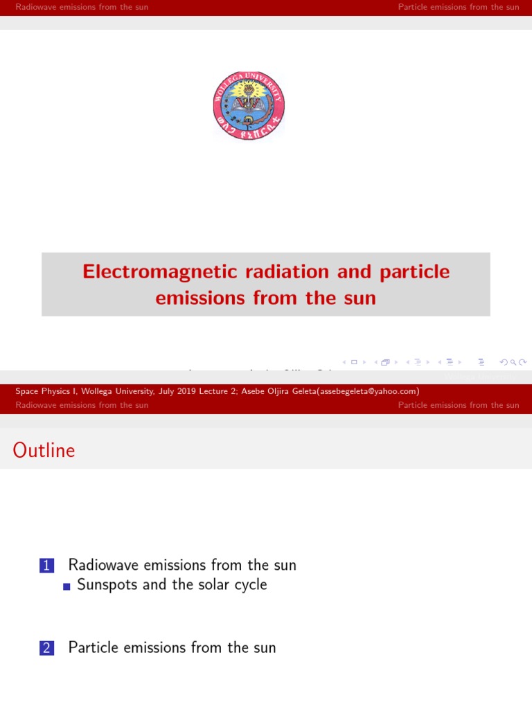 ELECTROMAGNETIC RADIATION NOTES PDF visual data 8
