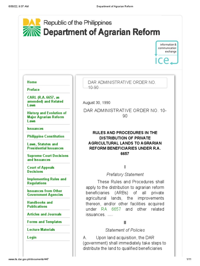 Rules in Distribution of CLOA PDF PDF Concurrent Estate Private Law