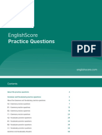 Bộ 200 câu hỏi mẫu & đáp án - EnglishScore PDF