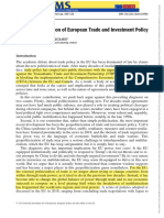 J of Common Market Studies - 2019 - Meunier - The Geopoliticization of European Trade and Investment Policy