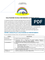 La Valutazione Nella Scuola Secondaria Di Primo Grado PDF