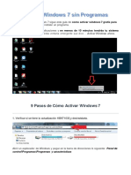 9 Pasos para Activar Windows 7