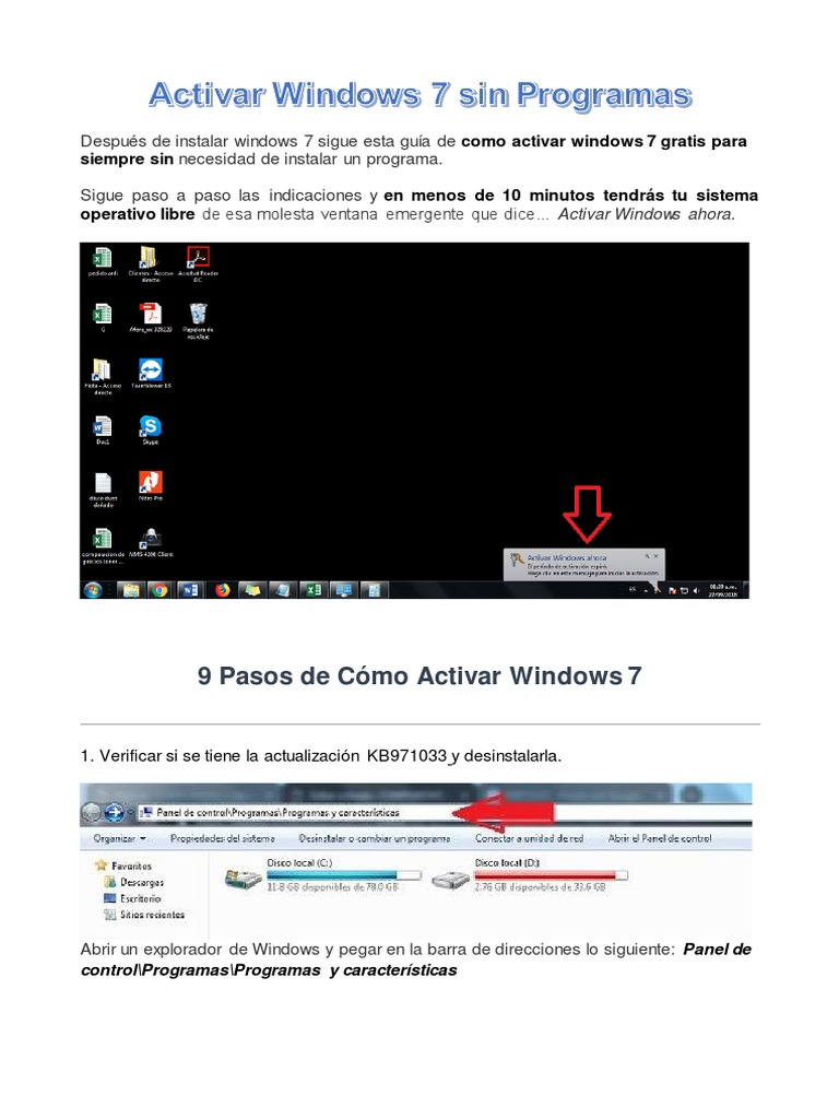 ACTIVAR WINDOWS 7 PERMANENTEMENTE 2022 visual data 8
