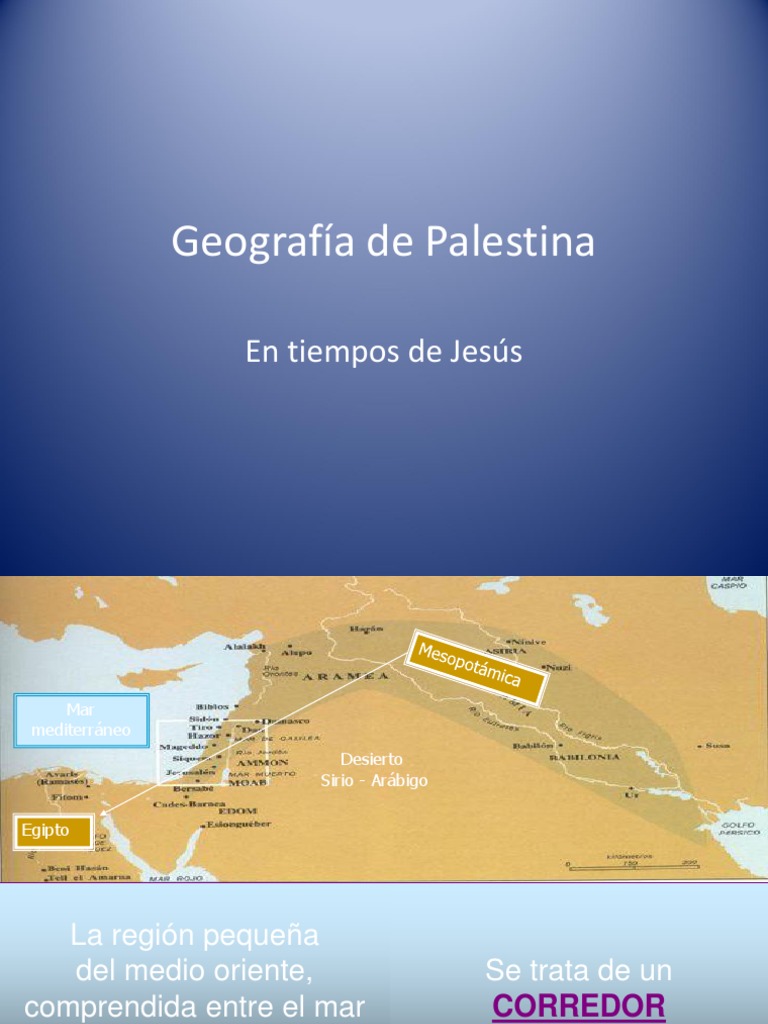 Geografía de Palestina NT PDF | PDF | Jesús | Galilea