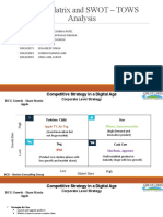 CAGE Matrix and SWOT – TOWS Analysis for Apple and Lenovo