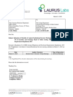 Yours Sincerely,: For Laurus Labs Limited