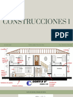 Construcciones 1: Ericka López, Mauricio Oros Arq. Veronica Antezana 10/oct/2022
