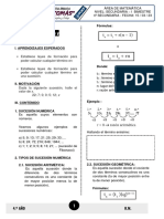 Sucesiones Aritmética y Geométricas