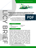 Pembatasan Kendaraan Bermotor Guna Mengganti Wacana Kebijakan Jalan Berbayar (ERP) Di Provinsi Dki Jakarta 