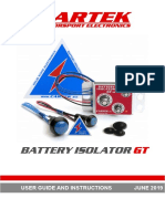 Battery Isolator GT Instructions