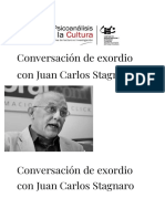 Conversación de Exordio Con Juan Carlos Stagnaro