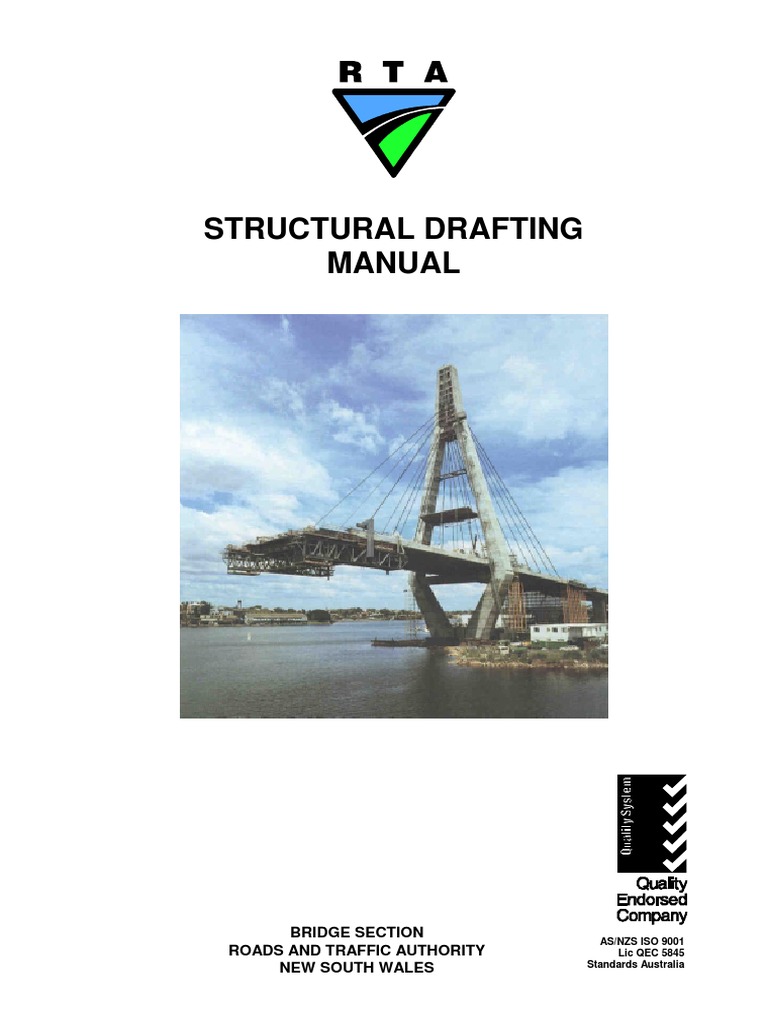 RTA Structura Drafting Manual PDF PDF Prestressed Concrete Deep