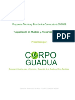 Capacitación en Muebles y Artesanias en Guadua Tacuara 2006