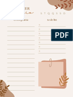 Plain Watercolor Letter Paper A4 Document PDF