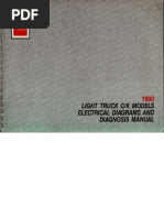 Kenworth Wiring Diagrams t4, t6 & t9 Conventional Models | PDF | Blue