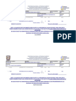 Impresión de Comprobante de Trámite de Inscripción PDF