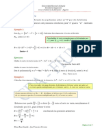 05 Teorema Del Resto. Regla de Ruffini-1