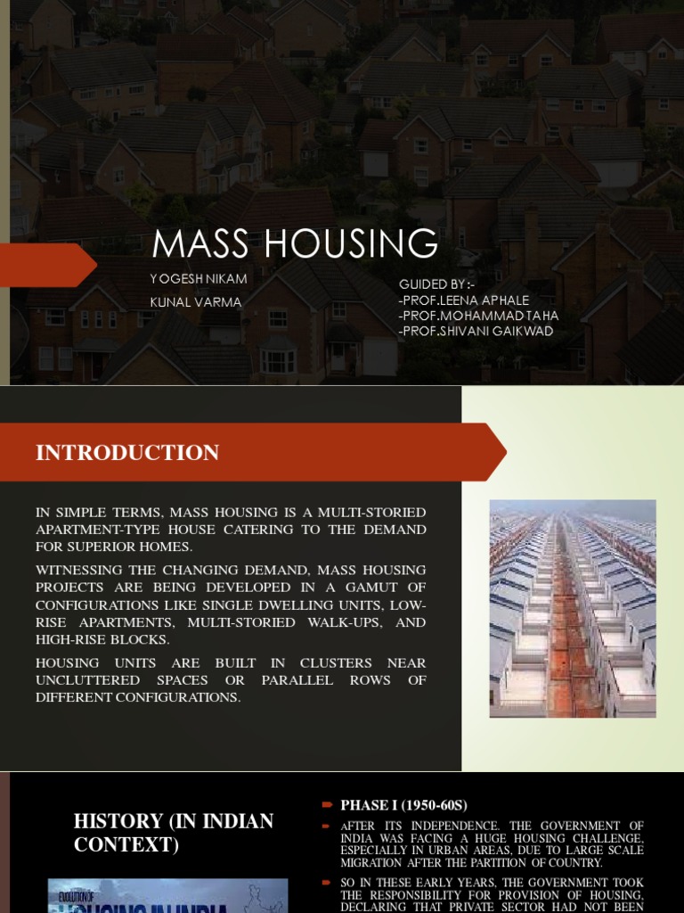 Mass Housing Pdf Slum Neoliberalism