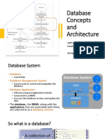 Week2 DatabaseConceptsArchitecture