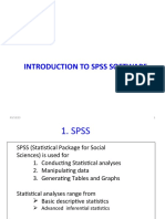 Introduction To SPSS and Epi-Info