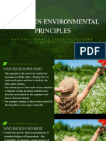 The Seven Environmental Principles