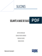 Selantes de silicone: propriedades e aplicações