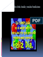 Feliz Cumpleaños Doña Amalia y Muchas Bendiciones