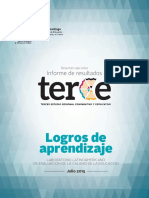 OREALC - UNESCO Santiago. Informe de Resultados TERCE. Logros de Aprendizaje. (Resumen Ejecutivo) Julio 2015