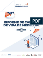 MCV Documento - Informe de Calidad de Vida de Medellín, 2016-2019 PDF